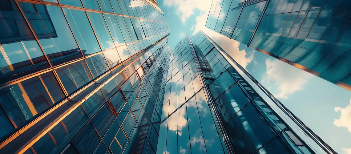 A commercial property valuer assessing a building in Brisbane